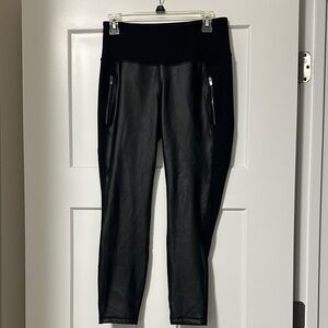 Old Navy Black Leggings with Zipper Detail